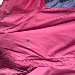 Columbia Black and Red Raincoat